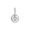 THOMAS SABO Silver Blackened Igloo Charm With Stones Charm Pendants THOMAS SABO Charmista 