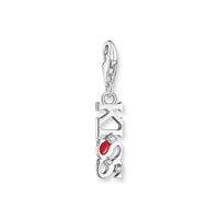 THOMAS SABO Charm Pendant Kiss Silver Charm Pendants THOMAS SABO Charmista 