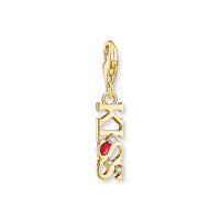 THOMAS SABO Charm Pendant Kiss Gold Charm Pendants THOMAS SABO Charmista 
