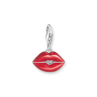 THOMAS SABO Charm Pendant Red Pouting Lips Charm Pendants THOMAS SABO Charmista 