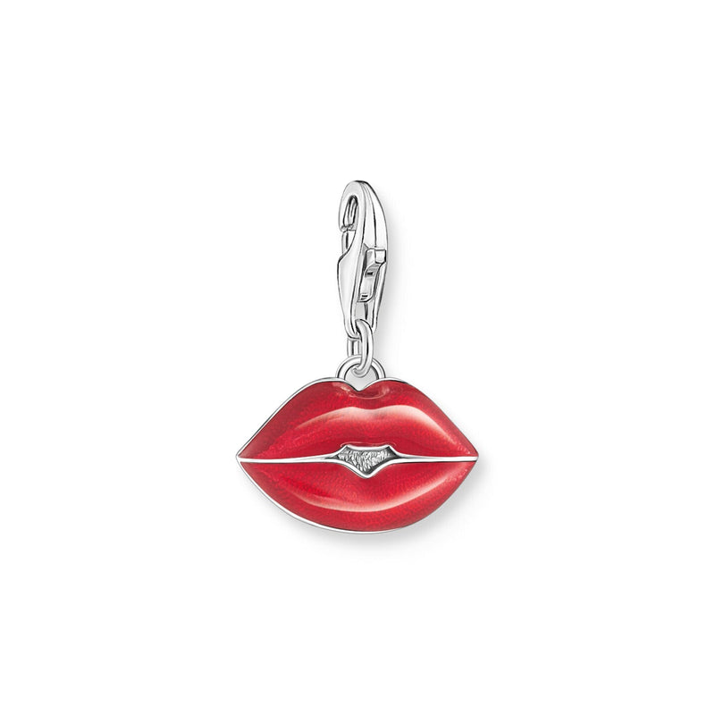 THOMAS SABO Charm Pendant Red Pouting Lips Charm Pendants THOMAS SABO Charmista 