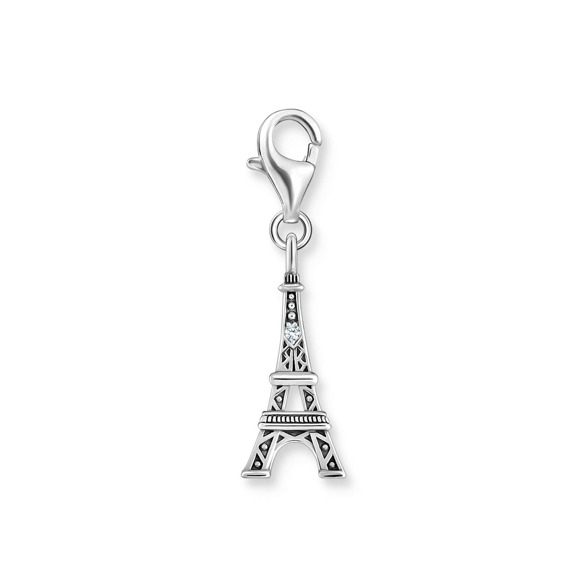 THOMAS SABO Charm Pendant Eiffel Tower Silver Charm Pendants THOMAS SABO Charmista 