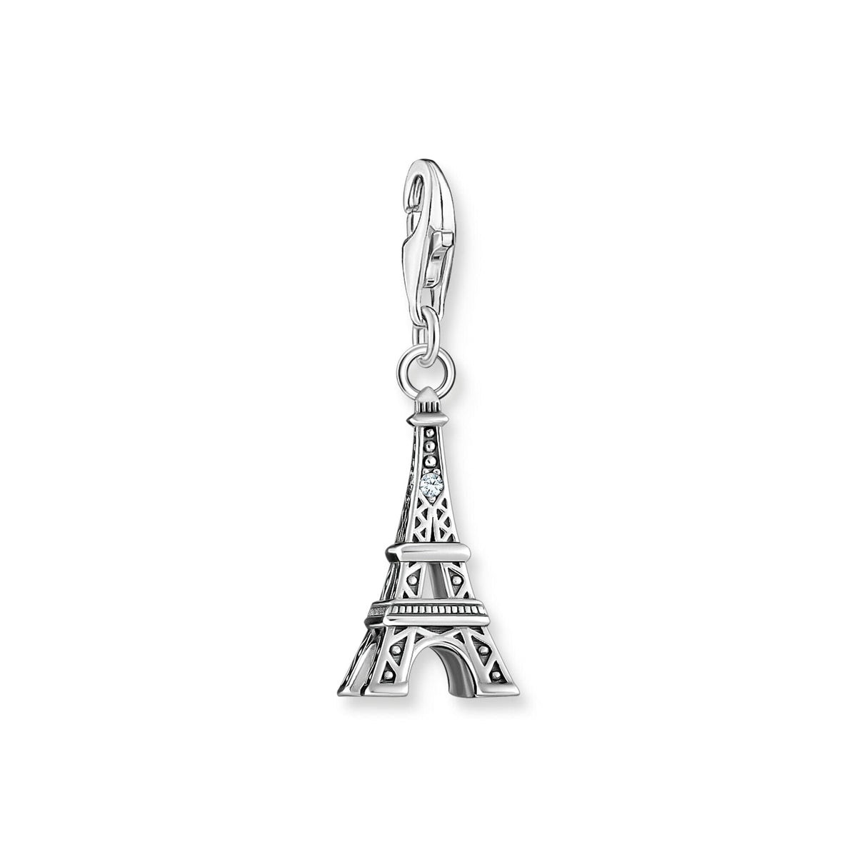 THOMAS SABO Charm Pendant Eiffel Tower Silver Charm Pendants THOMAS SABO Charmista 