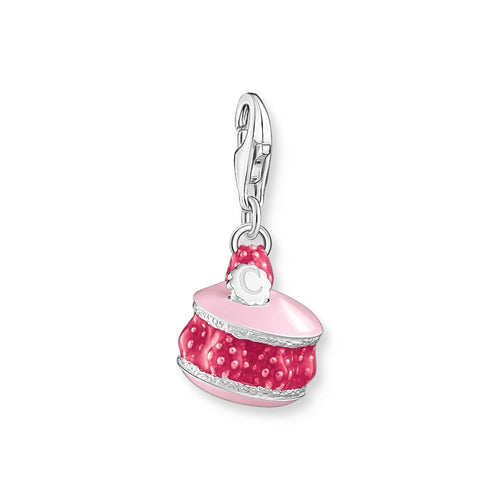 THOMAS SABO Charm Pendant Pink Raspberry Macaron Charm Pendants THOMAS SABO Charmista 