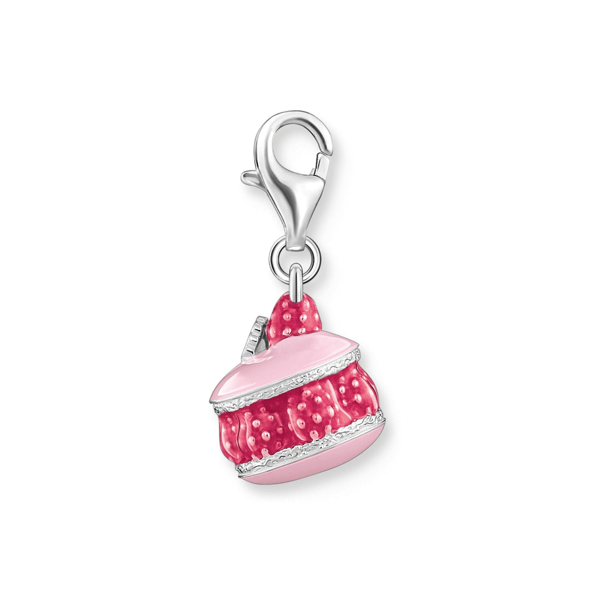 THOMAS SABO Charm Pendant Pink Raspberry Macaron Charm Pendants THOMAS SABO Charmista 
