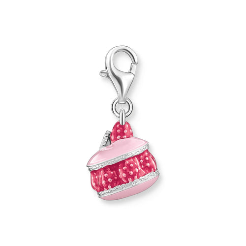 THOMAS SABO Charm Pendant Pink Raspberry Macaron Charm Pendants THOMAS SABO Charmista 