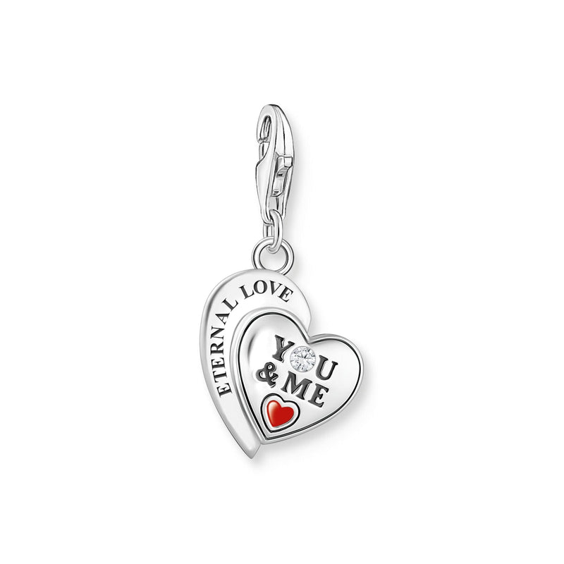 THOMAS SABO Charm Pendant You & Me Silver Charm Pendants THOMAS SABO Charmista 