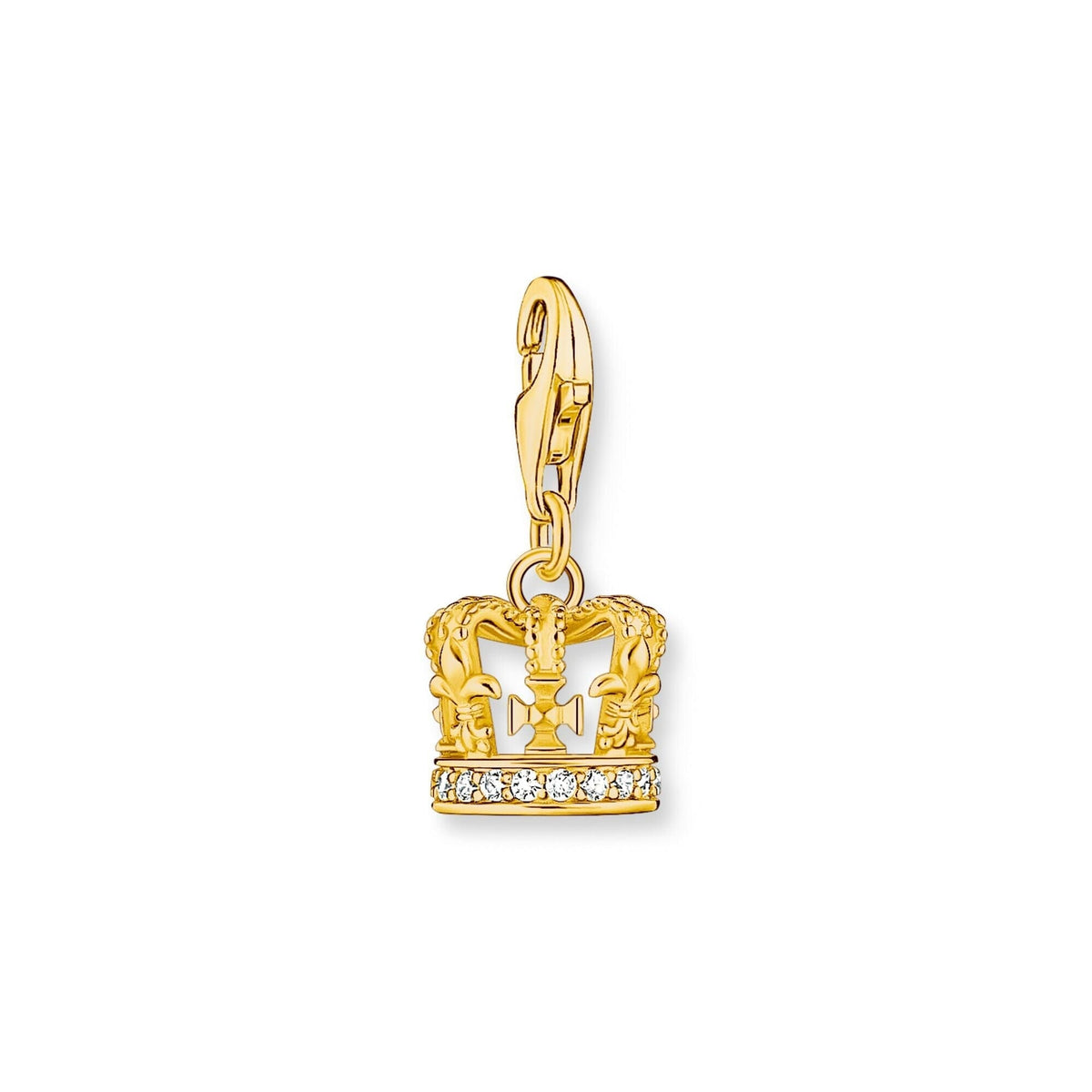 THOMAS SABO Charm Pendant London Crown Gold Charms Thomas Sabo 