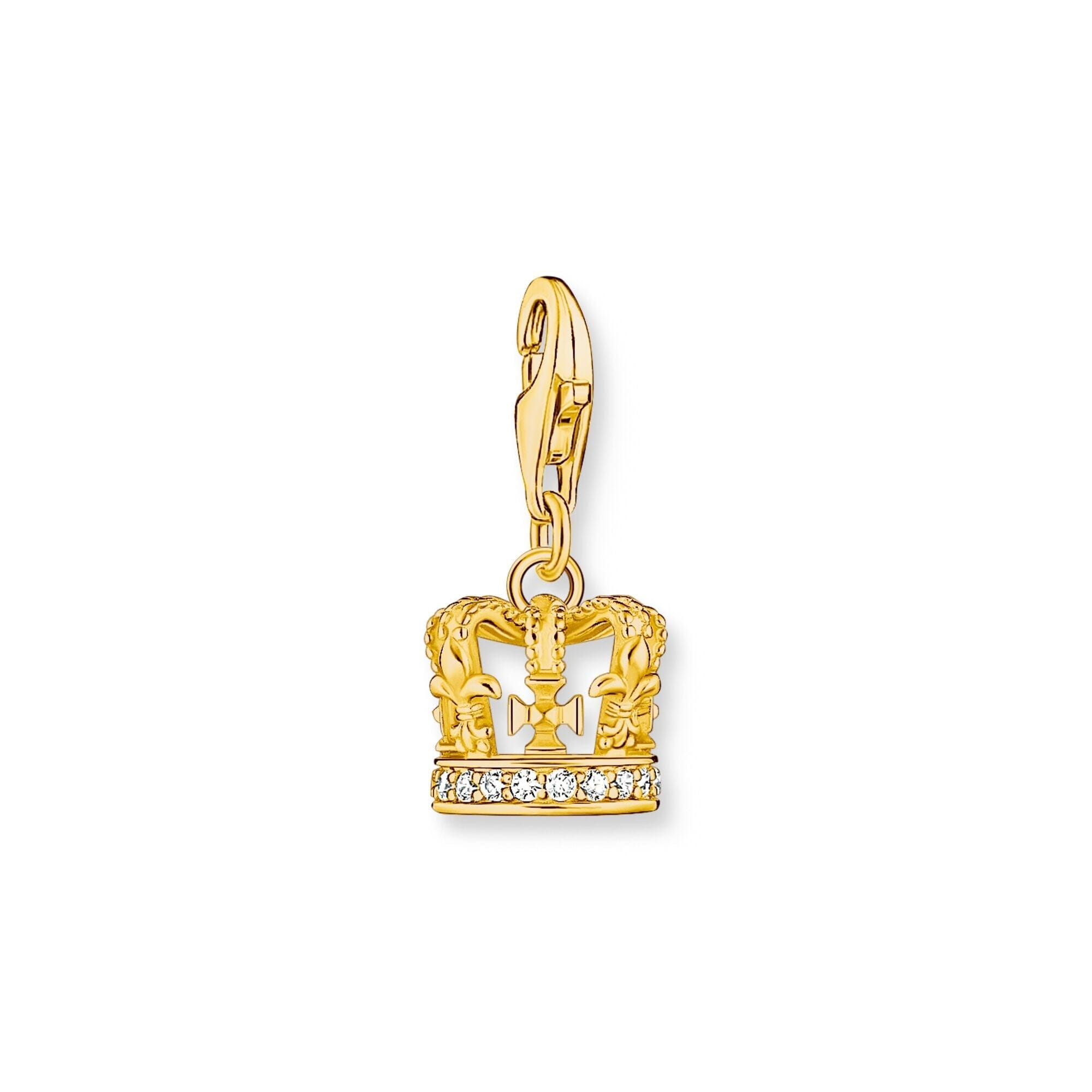 THOMAS SABO Charm Pendant London Crown Gold Charms Thomas Sabo 