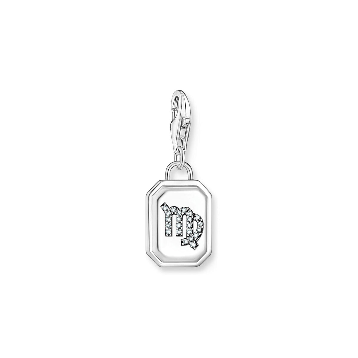 THOMAS SABO Charm Pendant Virgo Zodiac Sign Silver Charm Pendants Thomas Sabo 