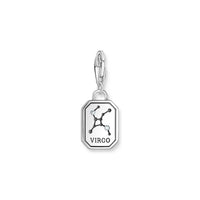 THOMAS SABO Charm Pendant Virgo Zodiac Sign Silver Charm Pendants Thomas Sabo 