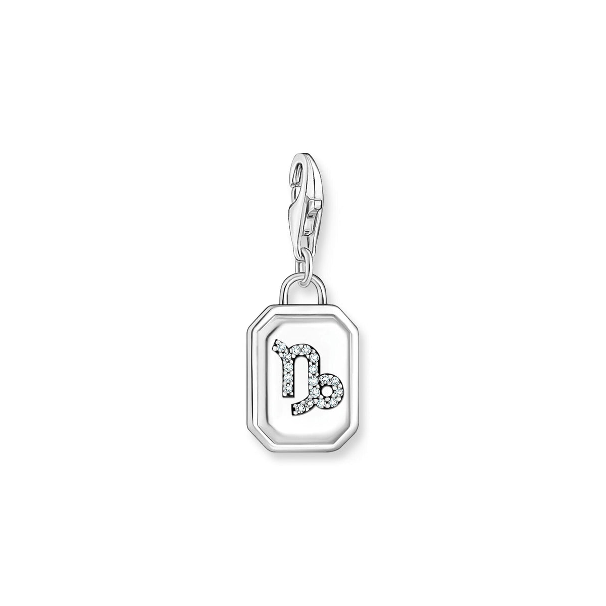 THOMAS SABO Charm Pendant Capricorn Zodiac Sign Silver Charm Pendants Thomas Sabo 