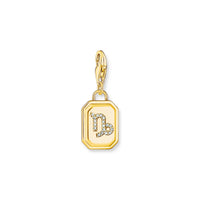 THOMAS SABO Charm Pendant Capricorn Zodiac Sign Gold Charm Pendants Thomas Sabo 