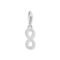 THOMAS SABO Charm Pendant Infinity Silver Charm Pendants Thomas Sabo 