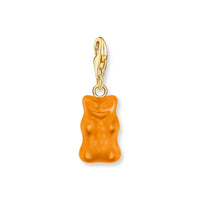 THOMAS SABO Charm pendant goldbears in orange Charms THOMAS SABO 