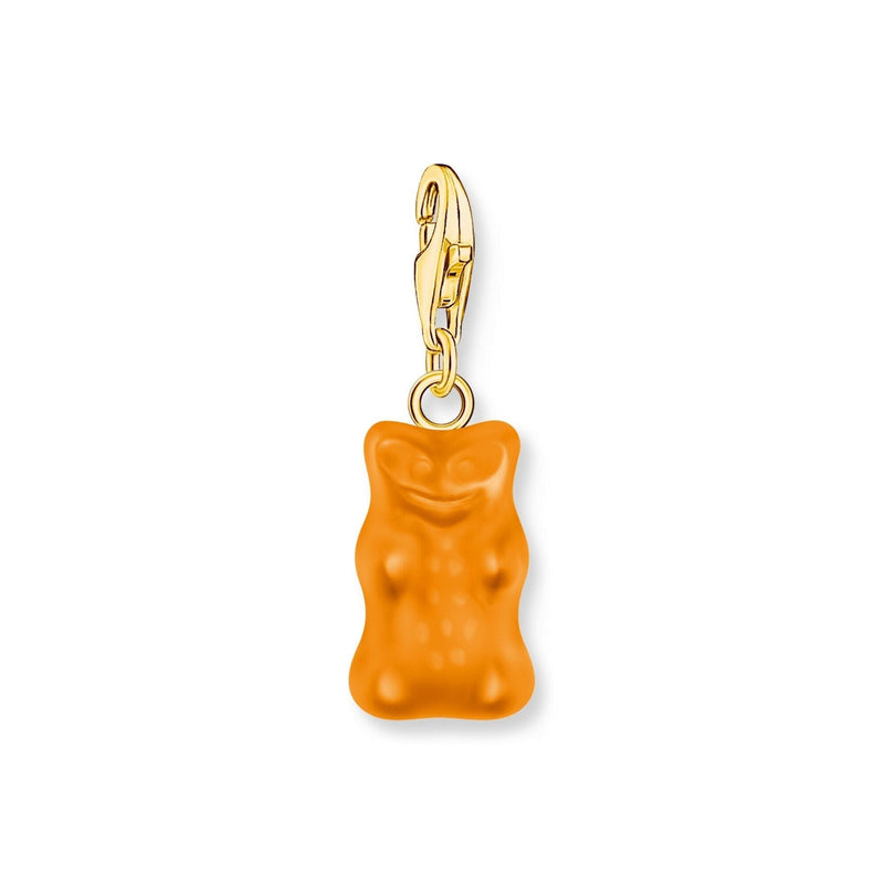 THOMAS SABO Charm pendant goldbears in orange Charms THOMAS SABO 