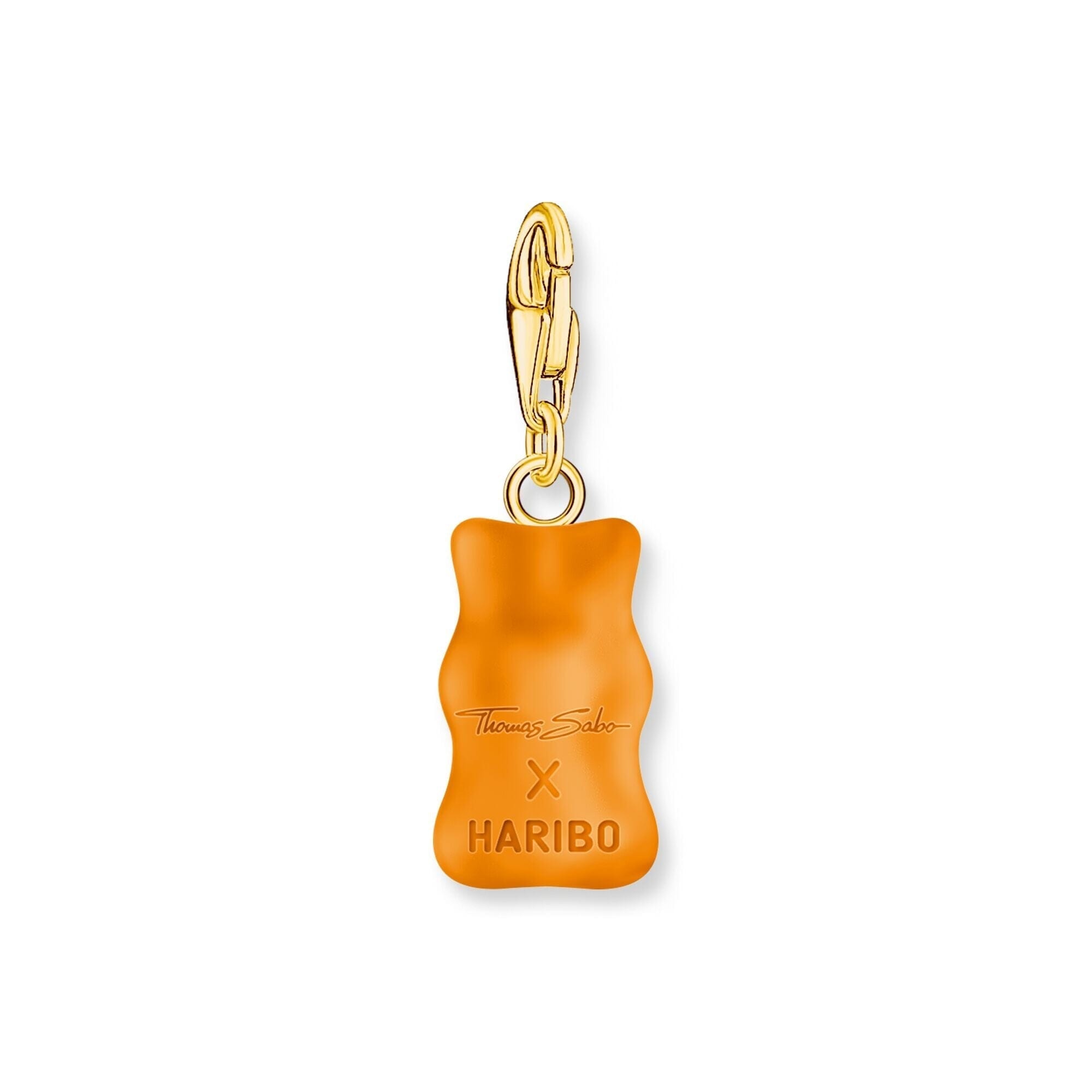 THOMAS SABO Charm pendant goldbears in orange Charms THOMAS SABO 
