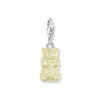 THOMAS SABO Charm pendant goldbears in white Charms THOMAS SABO 