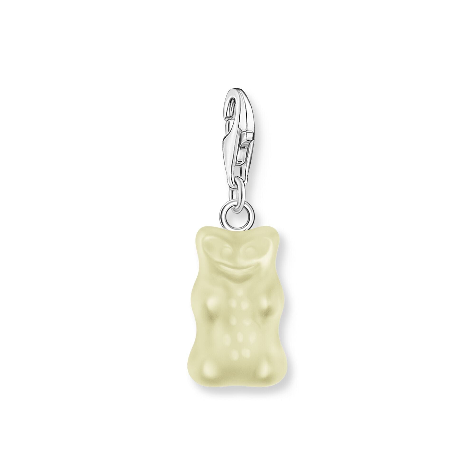 THOMAS SABO Charm pendant goldbears in white Charms THOMAS SABO 
