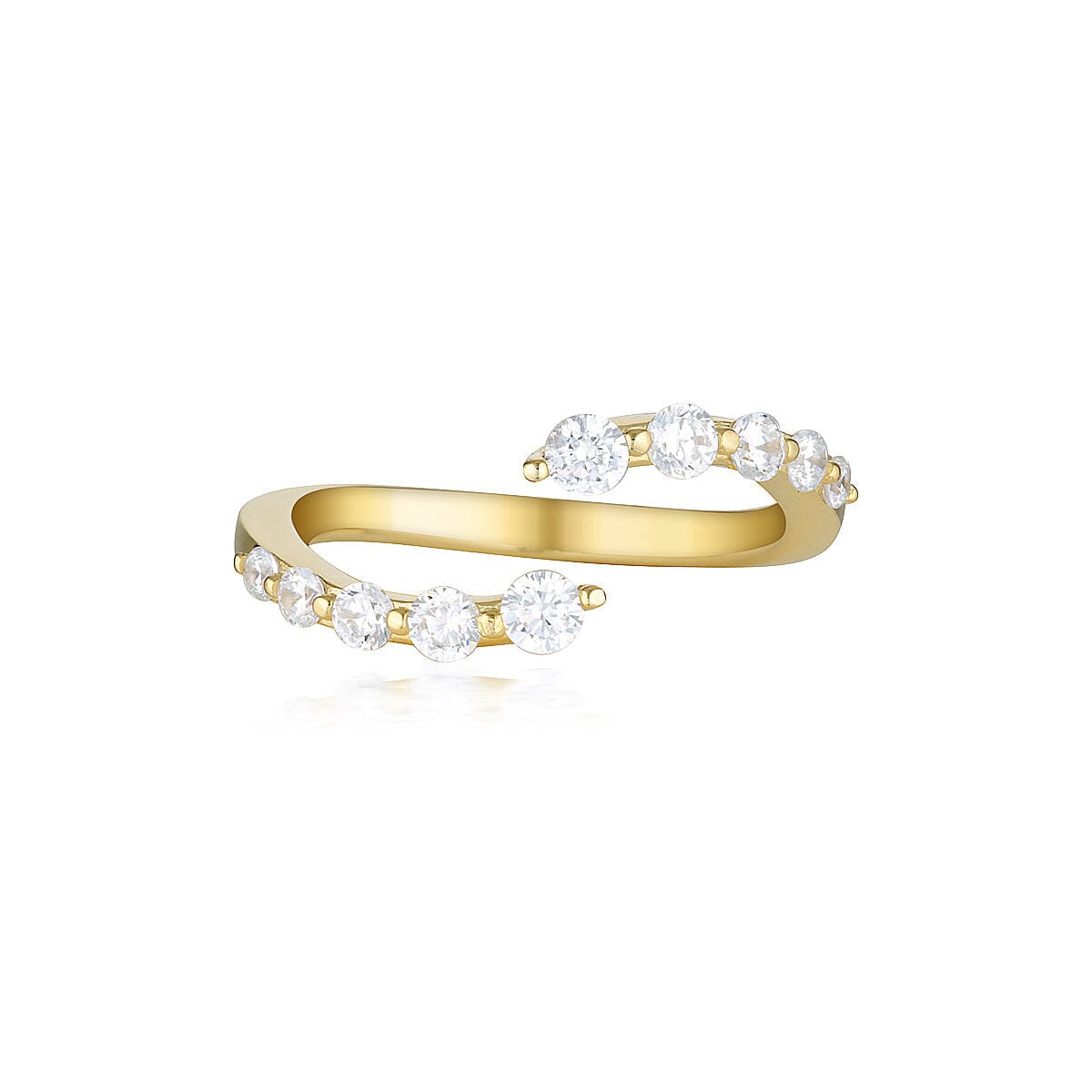 GEORGINI RED CARPET VENICE RING GOLD Bevilles Jewellers 