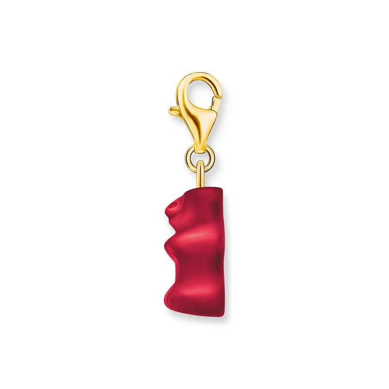 THOMAS SABO Charm pendant goldbears in red Charms THOMAS SABO 