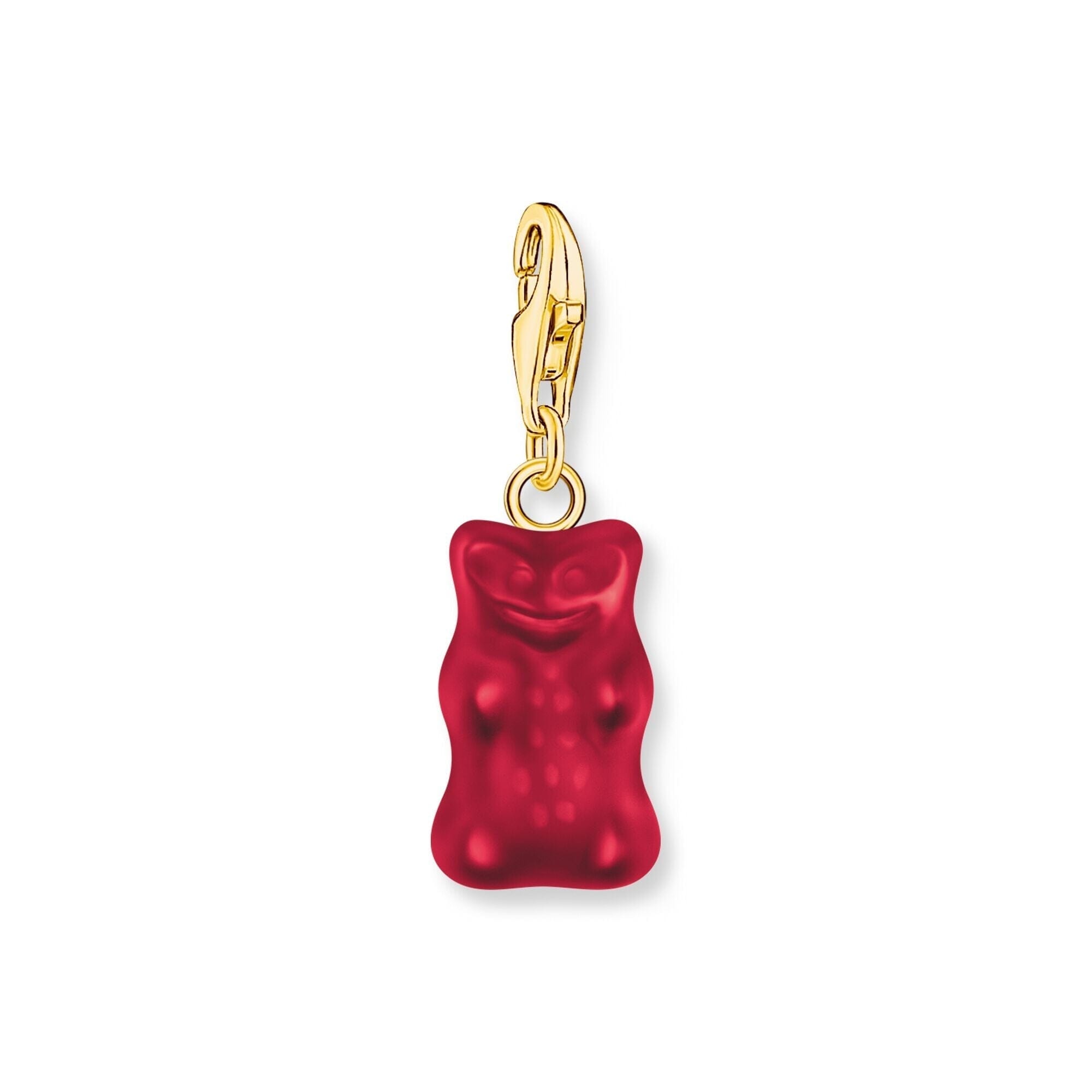 THOMAS SABO Charm pendant goldbears in red Charms THOMAS SABO 
