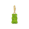 THOMAS SABO Charm pendant goldbears in green Charms THOMAS SABO 