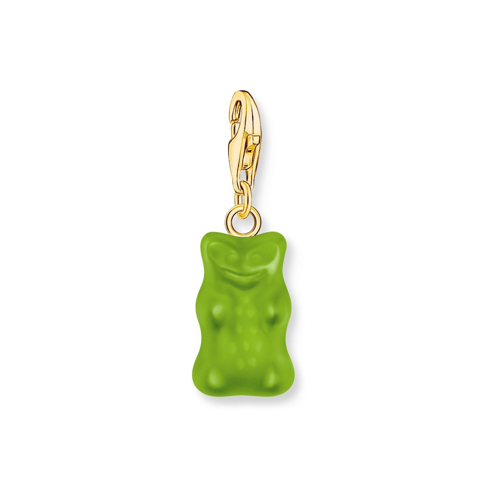 THOMAS SABO Charm pendant goldbears in green Charms THOMAS SABO 