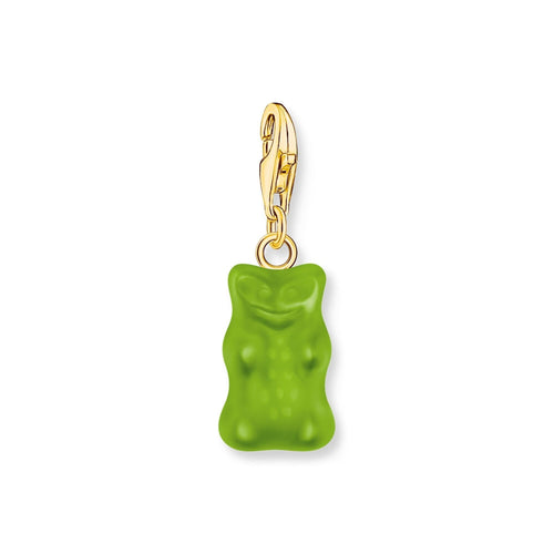 THOMAS SABO Charm pendant goldbears in green Charms THOMAS SABO 