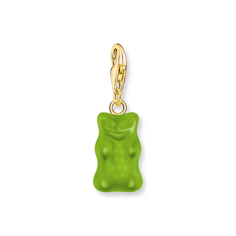 THOMAS SABO Charm pendant goldbears in green Charms THOMAS SABO 