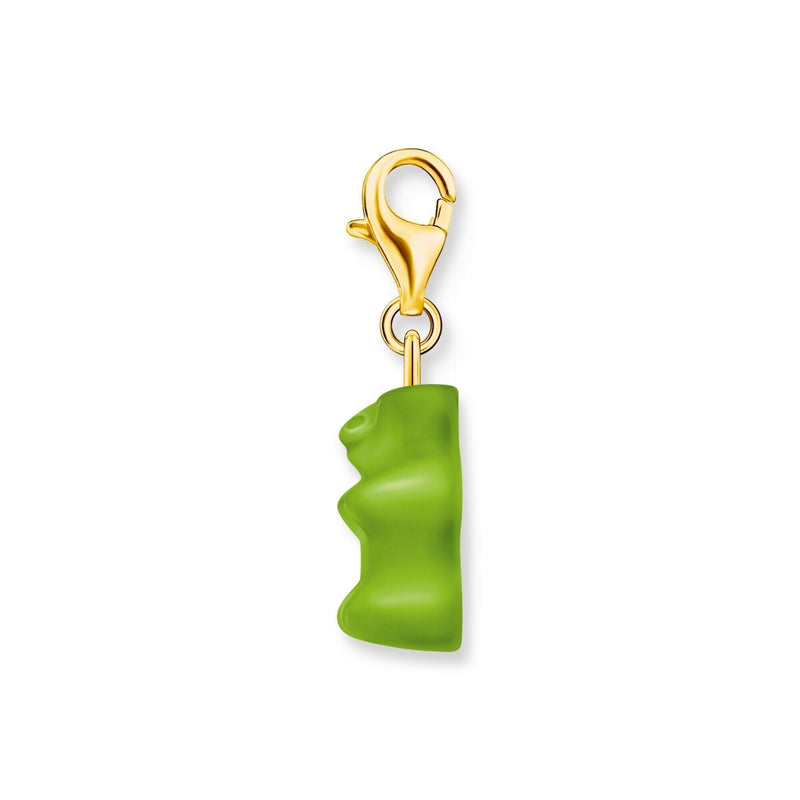 THOMAS SABO Charm pendant goldbears in green Charms THOMAS SABO 