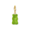 THOMAS SABO Charm pendant goldbears in green Charms THOMAS SABO 