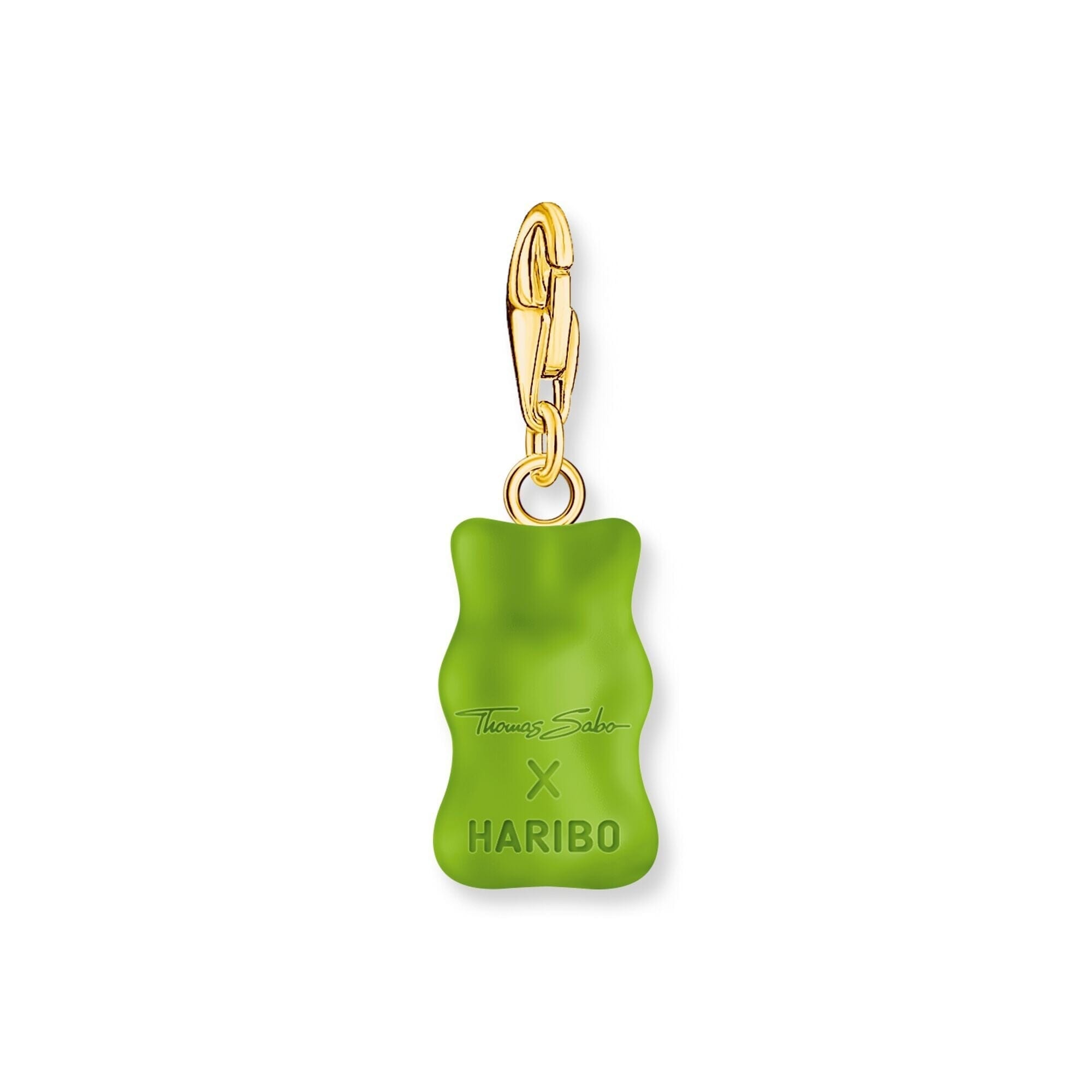 THOMAS SABO Charm pendant goldbears in green Charms THOMAS SABO 