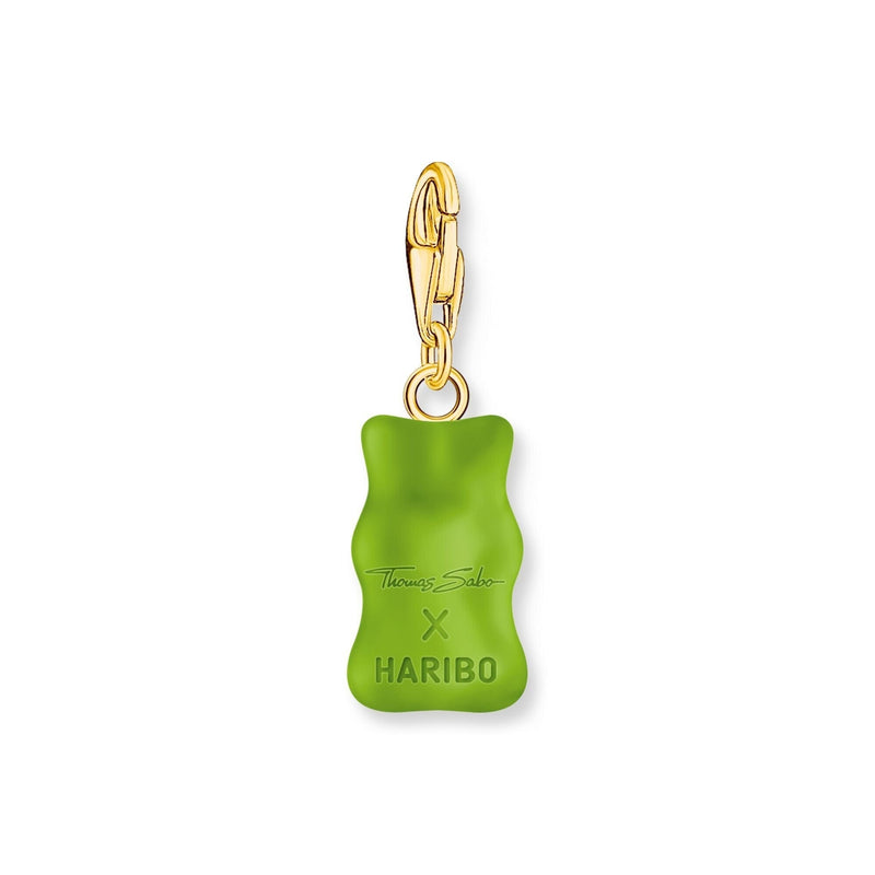 THOMAS SABO Charm pendant goldbears in green Charms THOMAS SABO 