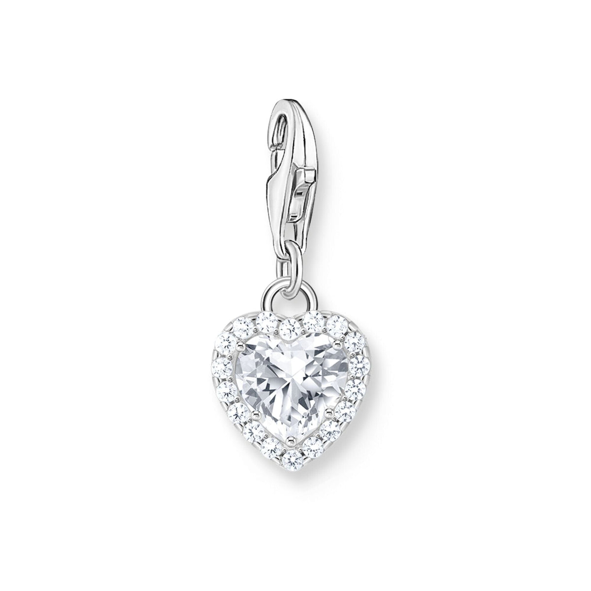 THOMAS SABO White heart charm Charm Pendants Thomas Sabo 