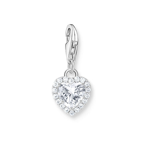THOMAS SABO White heart charm Charm Pendants Thomas Sabo 