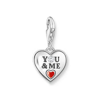THOMAS SABO Heart charm YOU & ME Charm Pendants Thomas Sabo 