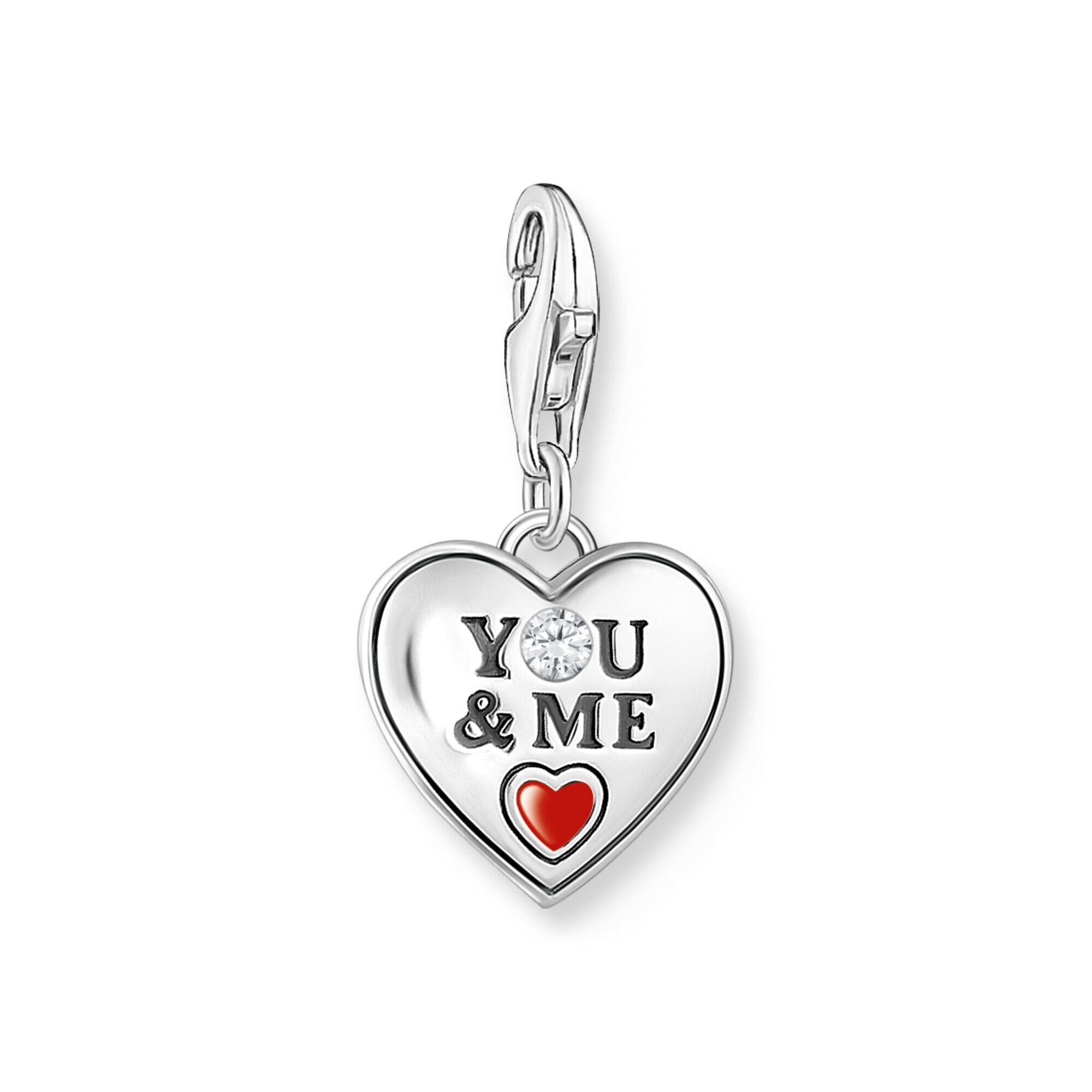 THOMAS SABO Heart charm YOU & ME Charm Pendants Thomas Sabo 