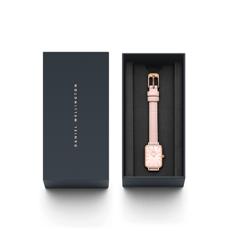 Daniel Wellington Quadro 20X26 Rouge Rose Gold Mother of Pearl Watch Watches Daniel Wellington 