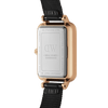 Daniel Wellington Quadro 20X26 Pressed Ashfield Rose Gold & Black Watch Watches Daniel Wellington 
