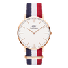 Daniel Wellington Classic 40 Cambridge Rose Gold & White Watch Watches Daniel Wellington 