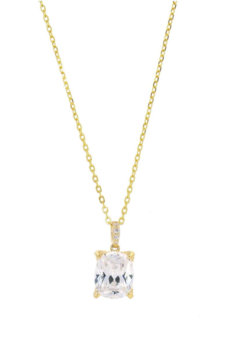 SYDNEY SOIRÉE ELAINE CUSHION CUT PENDANT GOLD Bevilles Jewellers 