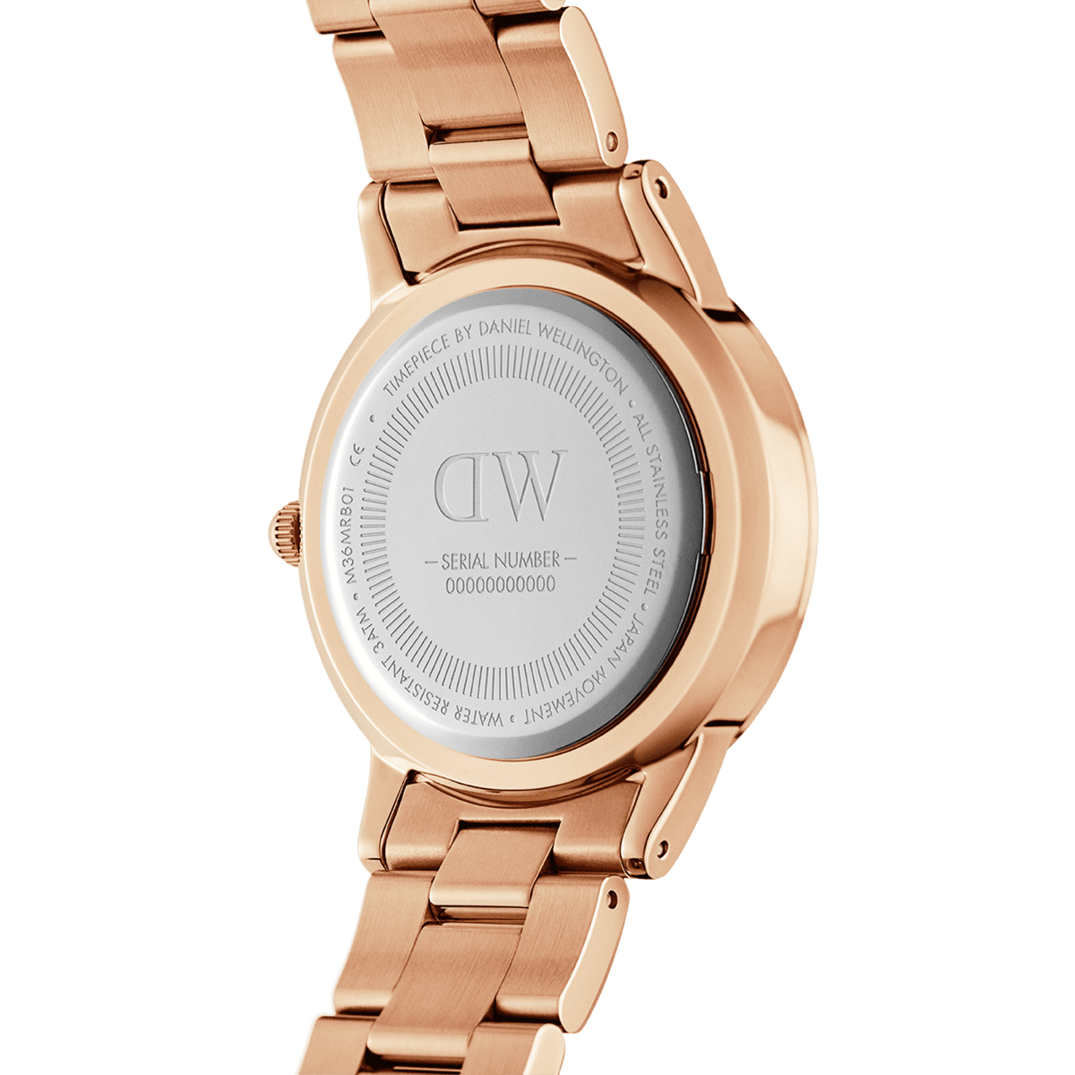 Daniel Wellington Iconic Link Unitone 28 Rose Gold Watch Watches Daniel Wellington 