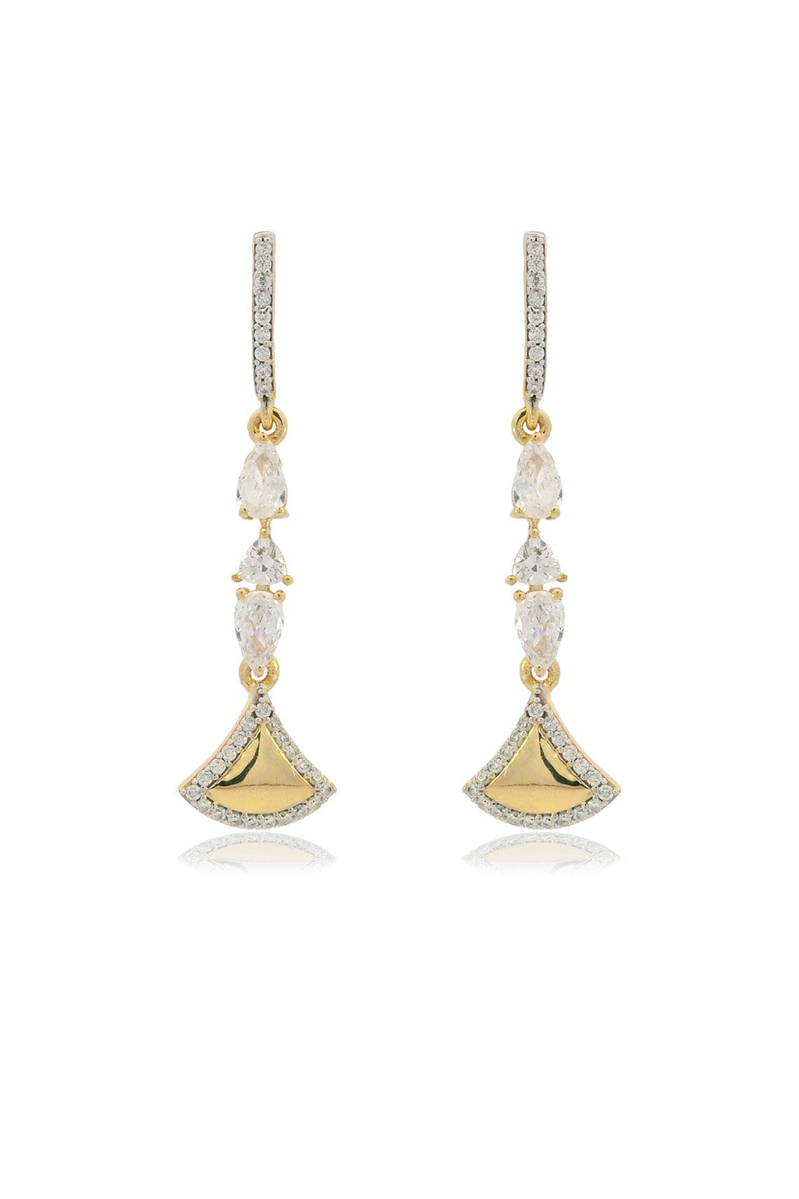 CHIC NOEL FANTASY EARRINGS GOLD Bevilles Jewellers 