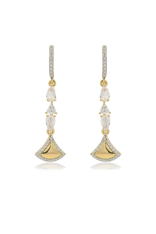 CHIC NOEL FANTASY EARRINGS GOLD Bevilles Jewellers 