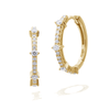 GEORGINI RED CARPET GALA EARRINGS GOLD Bevilles Jewellers 