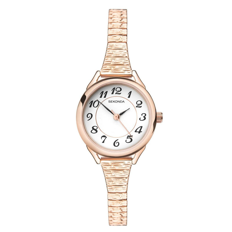 Sekonda Women's Classic Rose Gold Plated Expander Watch Watches Sekonda 