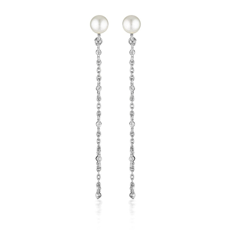 GEORGINI RED CARPET GLOBE EARRINGS SILVER Bevilles Jewellers 