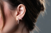 GEORGINI RED CARPET GALA EARRINGS ROSE GOLD Bevilles Jewellers 