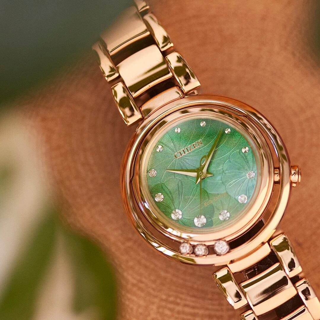 Citizen Women's Diamond Dress Watch EM1113-82Y Watches Citizen 